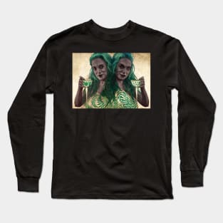 Green lady Long Sleeve T-Shirt